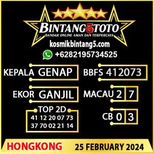 Prediksi Bintang5 Hongkong