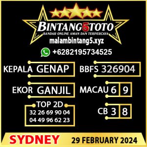 Prediksi Bintang5 Sydney