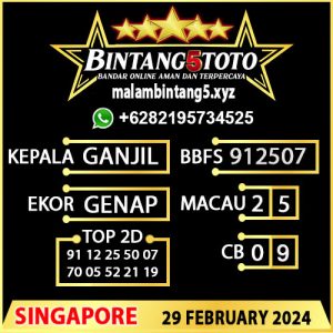 Prediksi Bintang5 Singapore